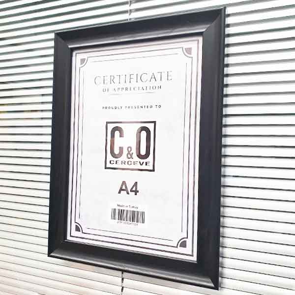 Truva Siyah Çerçeve 21X30 Cm